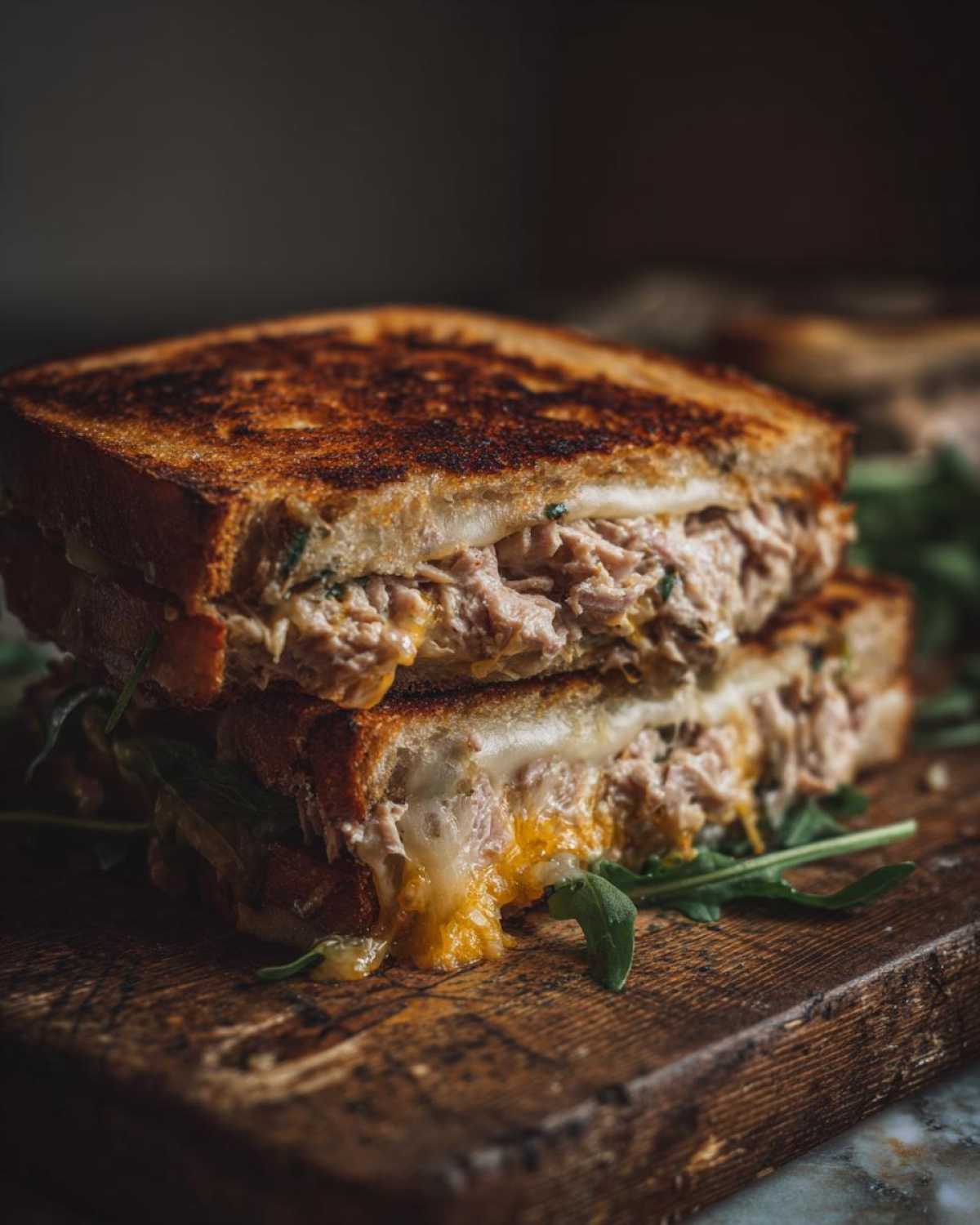 Grilled tuna sandwich - detail 1