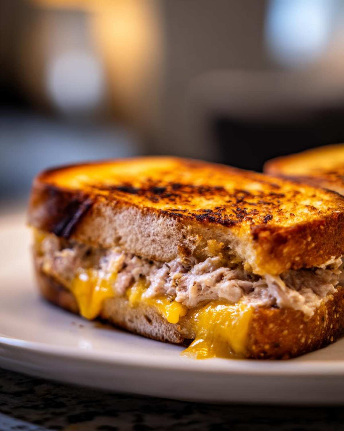 Grilled tuna sandwich - detail 2