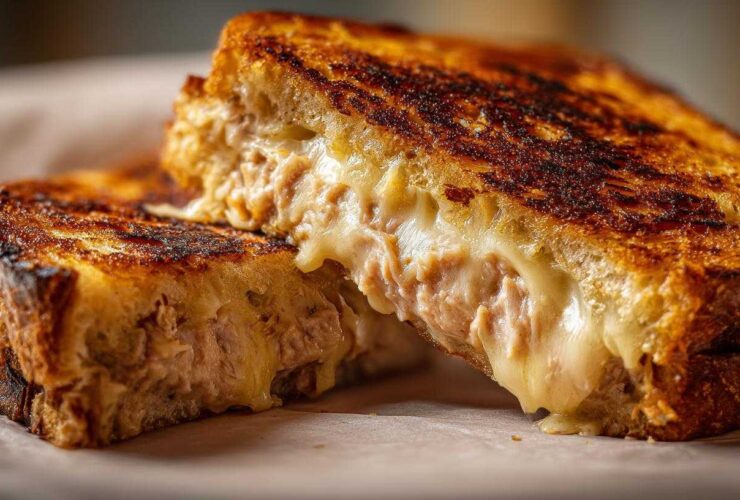 Grilled tuna sandwich