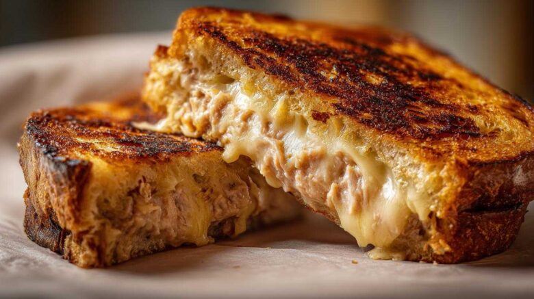Grilled tuna sandwich