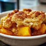 Homemade Peach Cobbler (with Fresh Peaches)