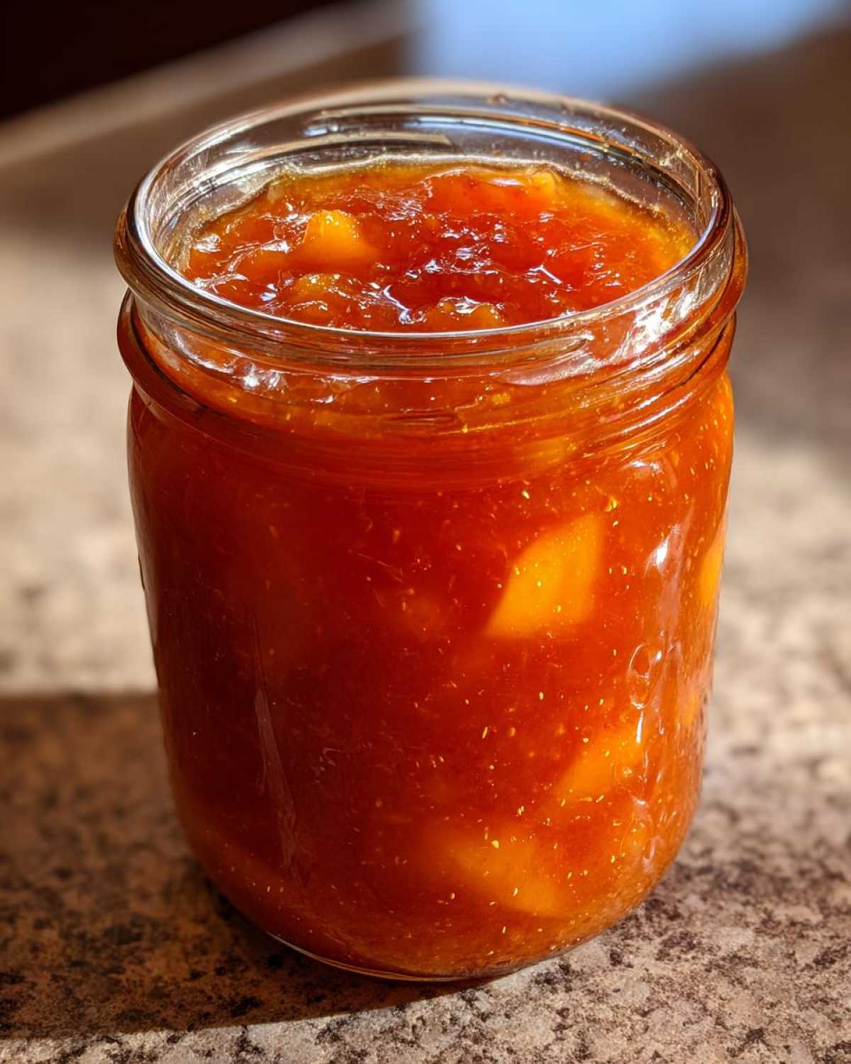 Homemade Peach Jam (Stovetop + Canner) - detail 4