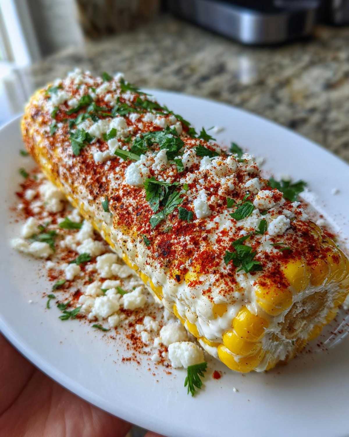 Instant Pot Mexican street corn - detail 3