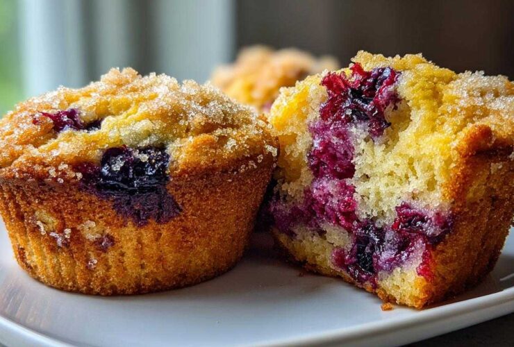 Lemon blueberry muffins