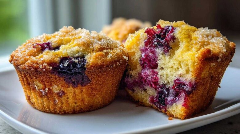 Lemon blueberry muffins