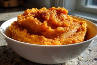 Maple Cinnamon Sweet Potato Mash