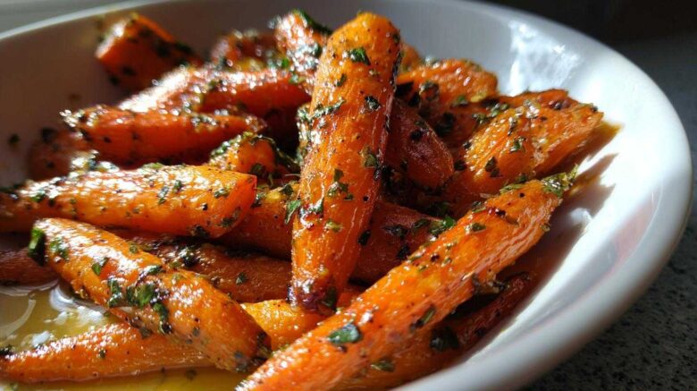 Maple Dijon Glazed Carrots