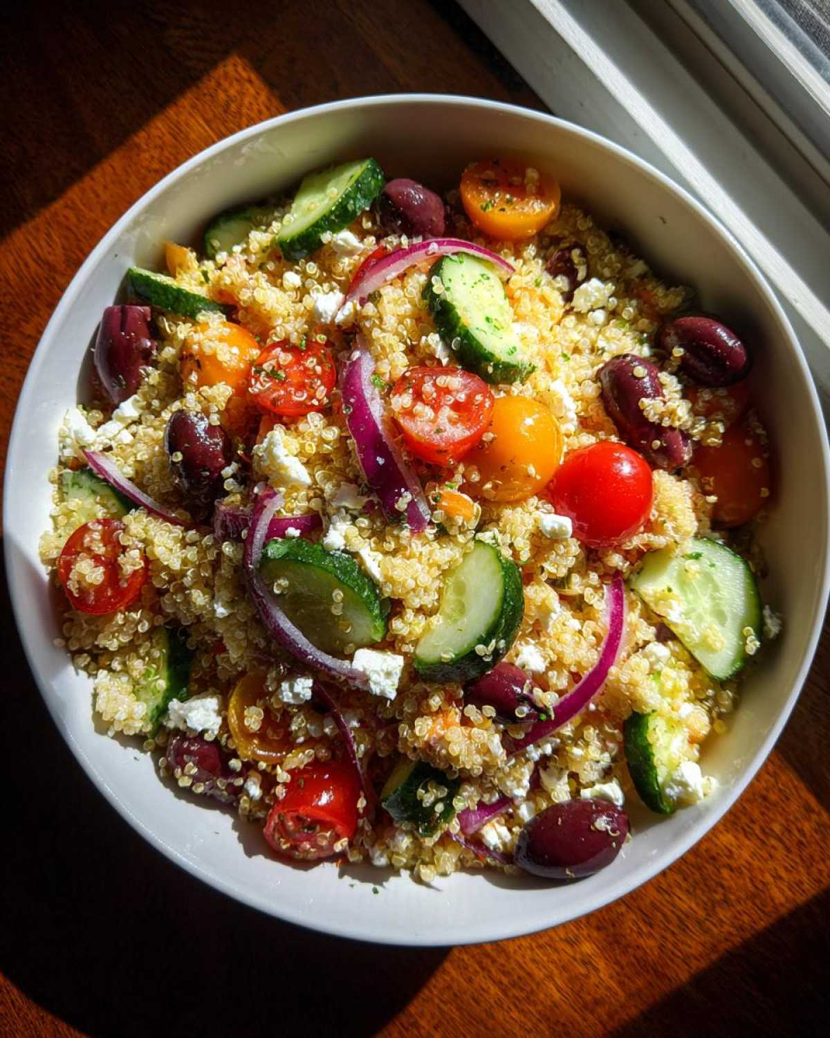 Mediterranean Quinoa Salad - detail 1