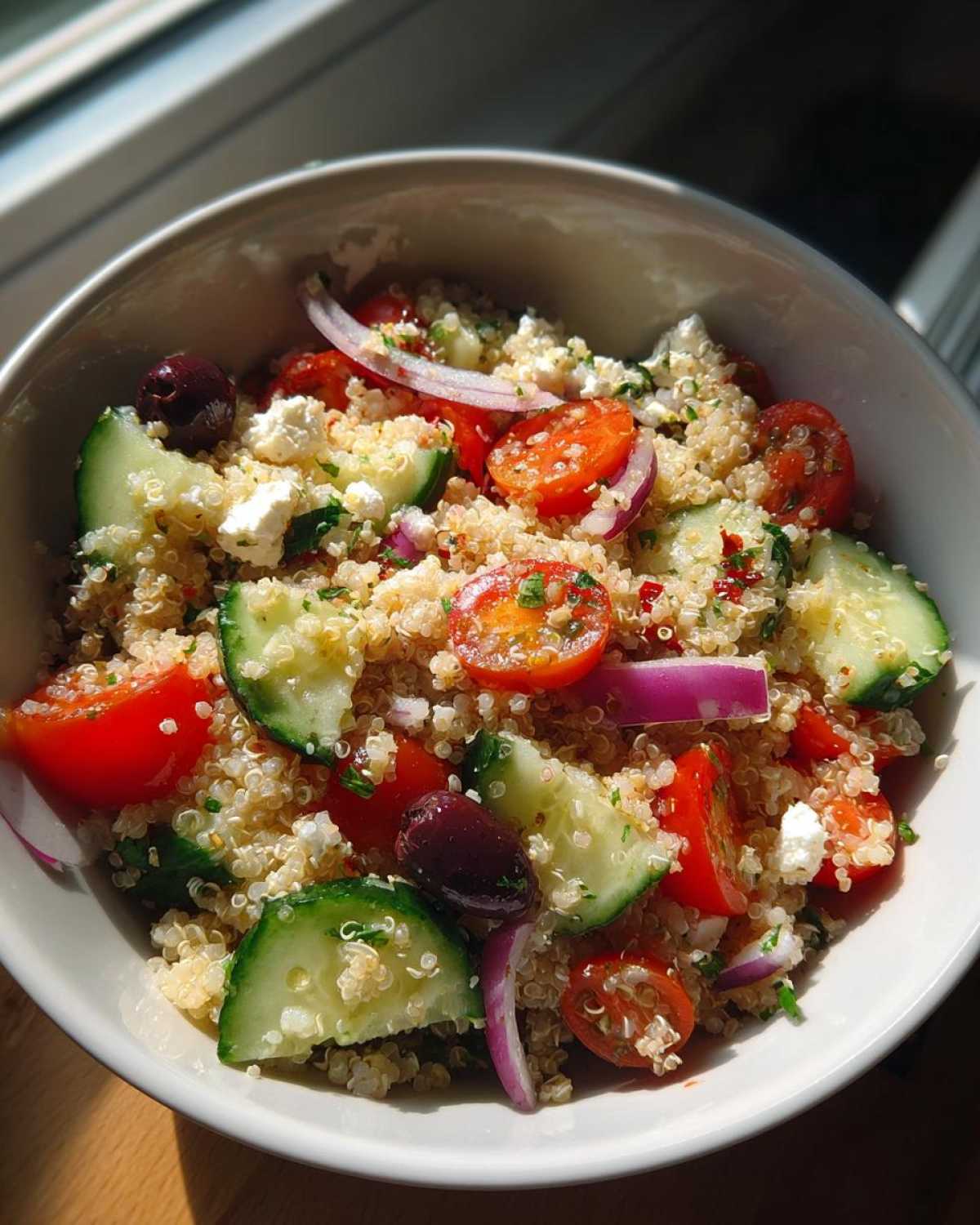Mediterranean Quinoa Salad - detail 2
