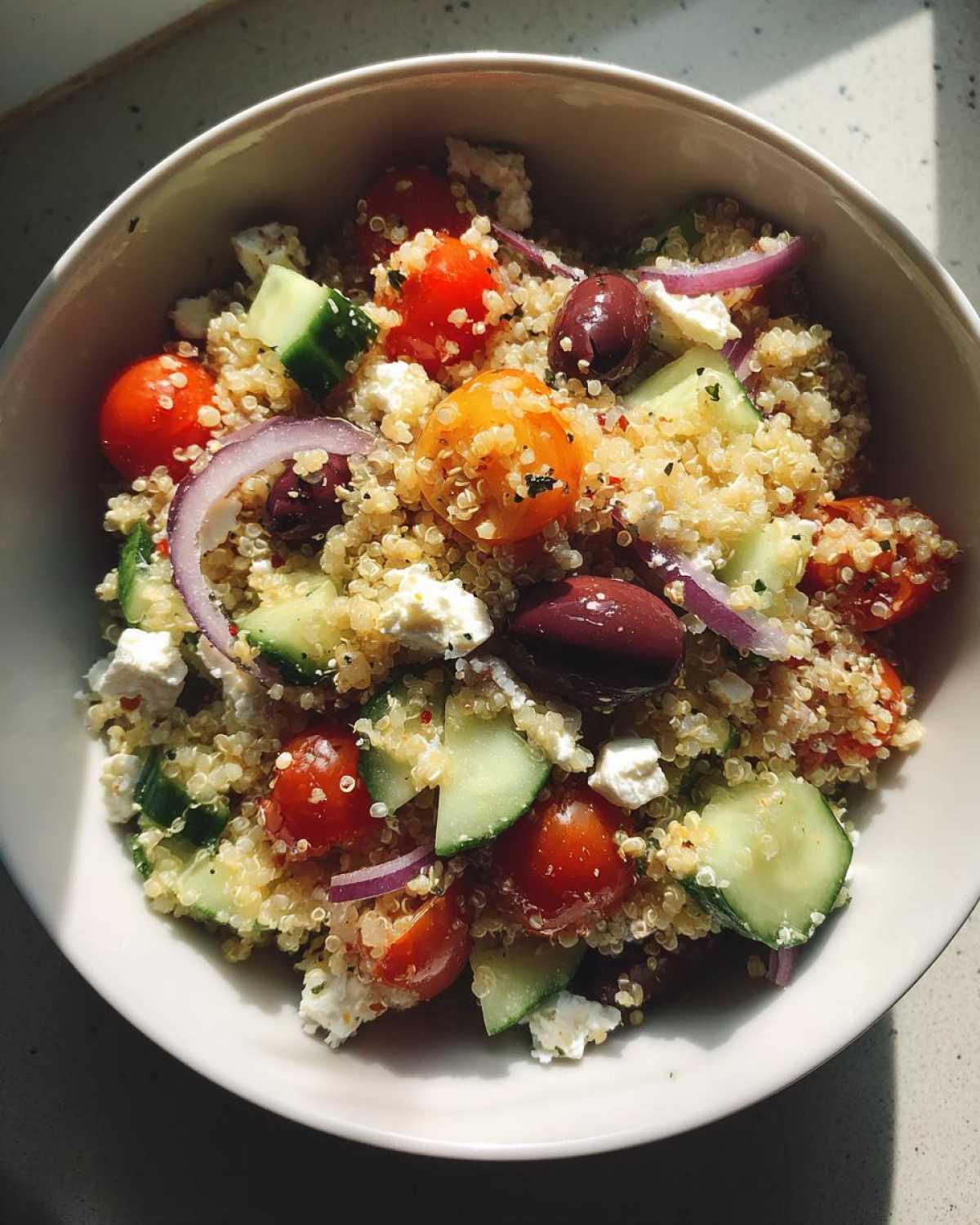 Mediterranean Quinoa Salad - detail 3