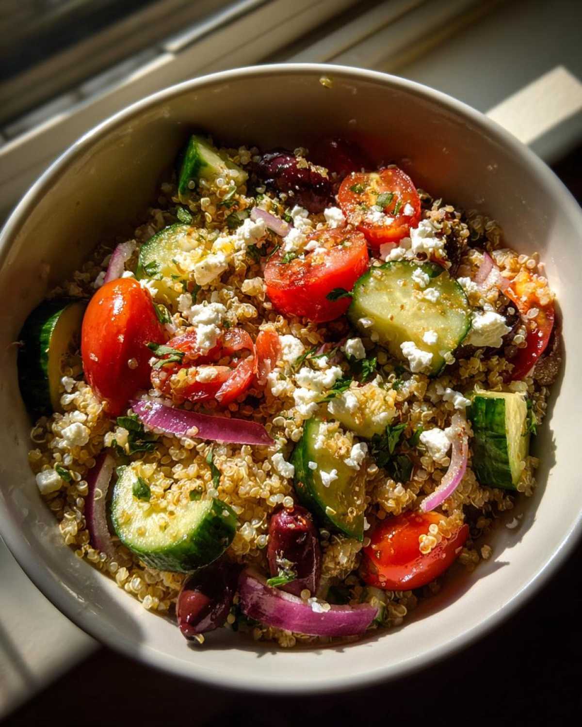 Mediterranean Quinoa Salad - detail 4