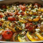 Mediterranean squash casserole