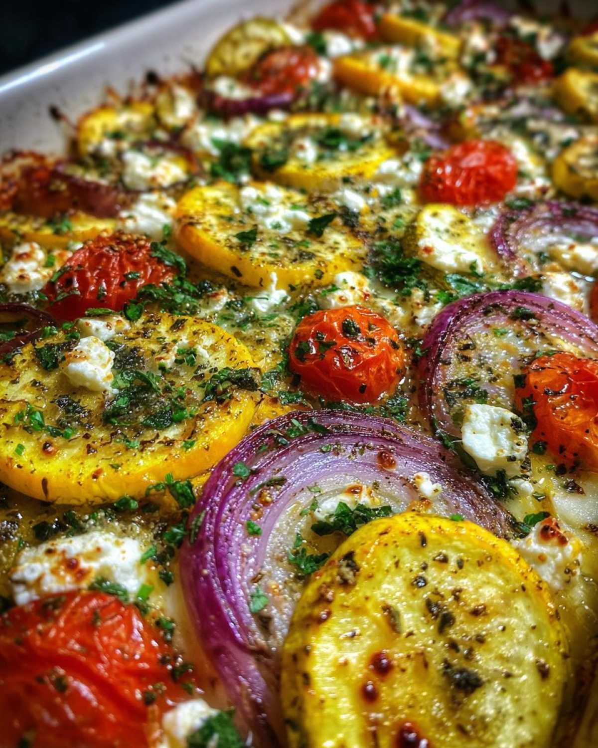 Mediterranean squash casserole - detail 3