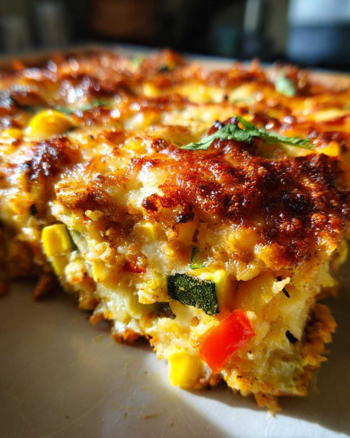 Mexican squash casserole - detail 2