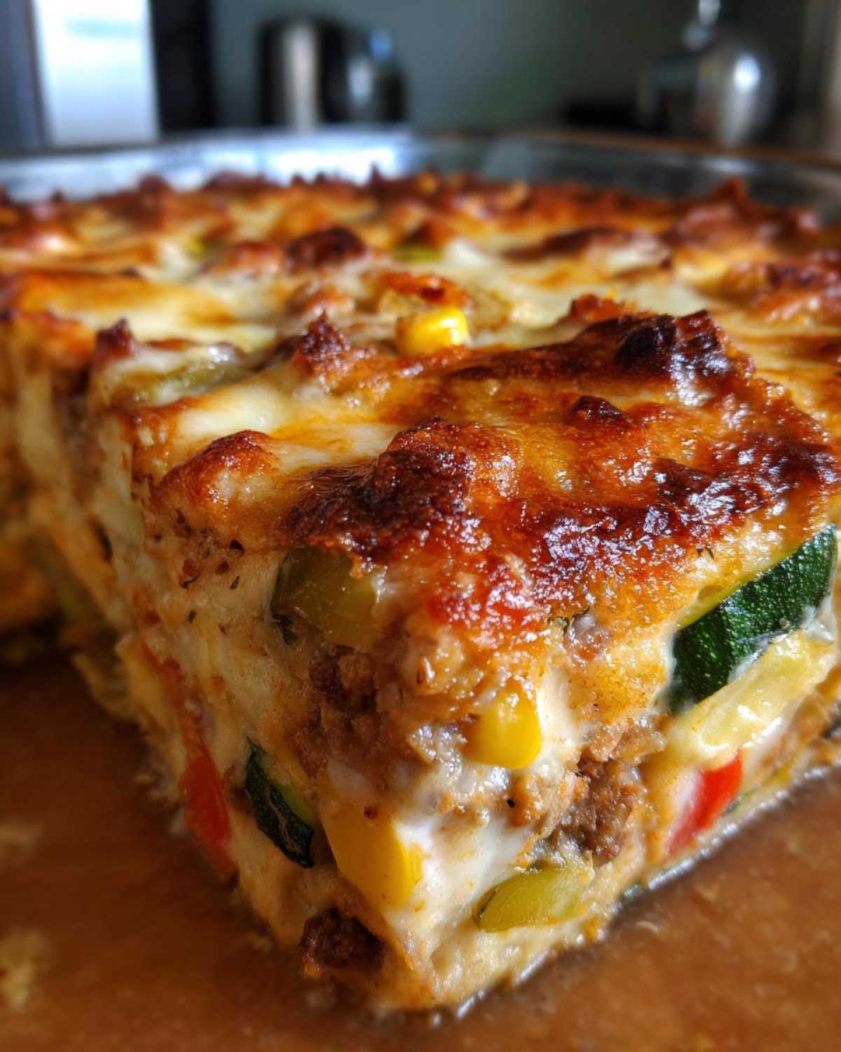 Mexican squash casserole - detail 3