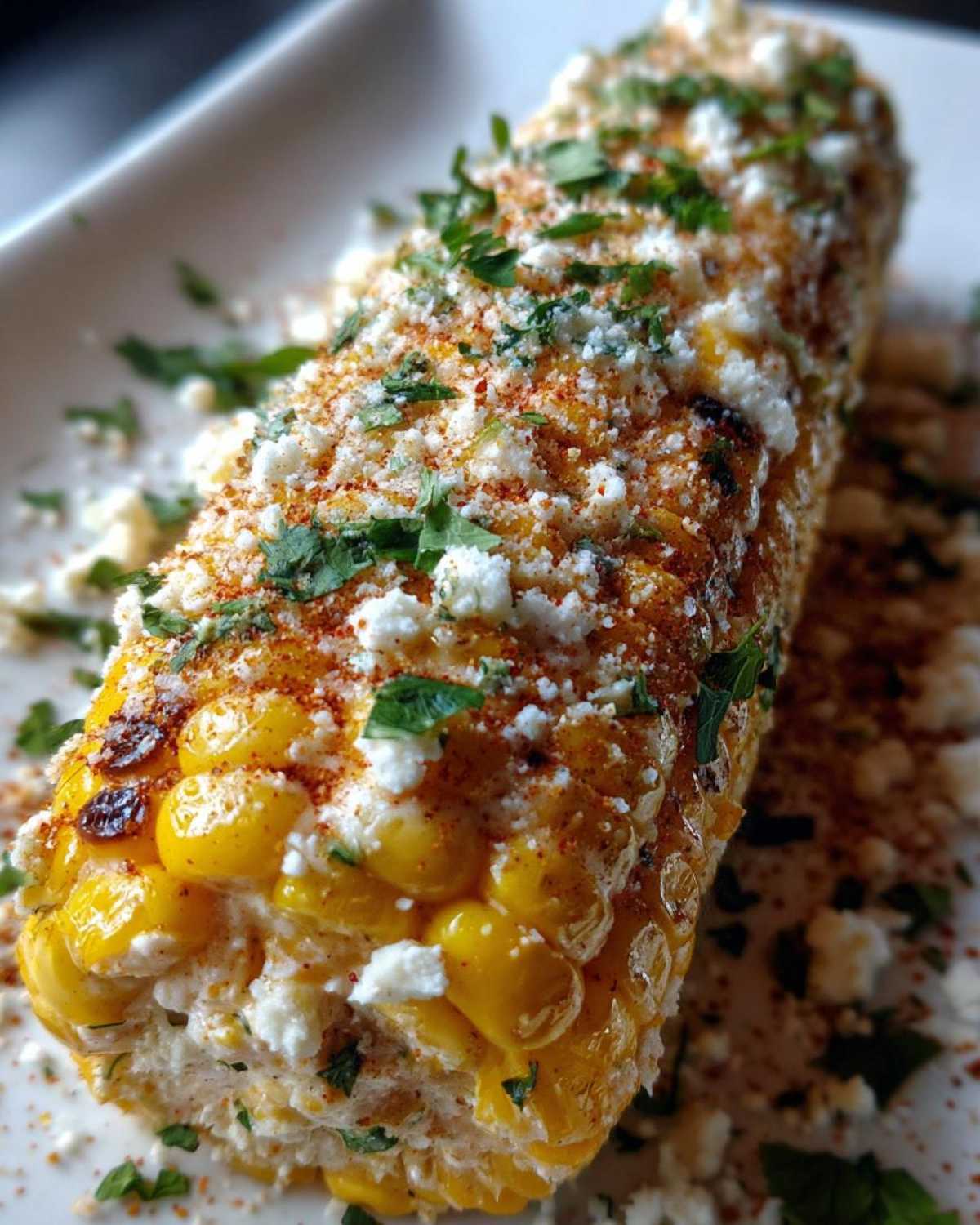 Mexican street corn - detail 1