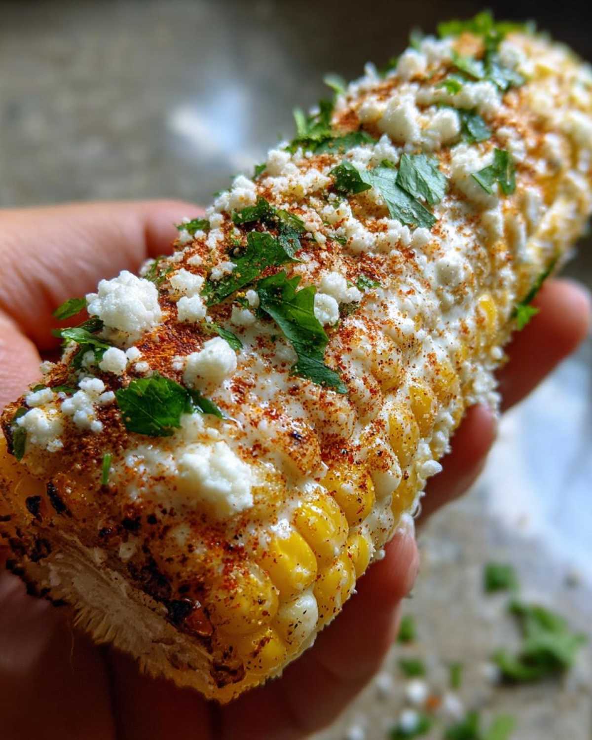 Mexican street corn - detail 4