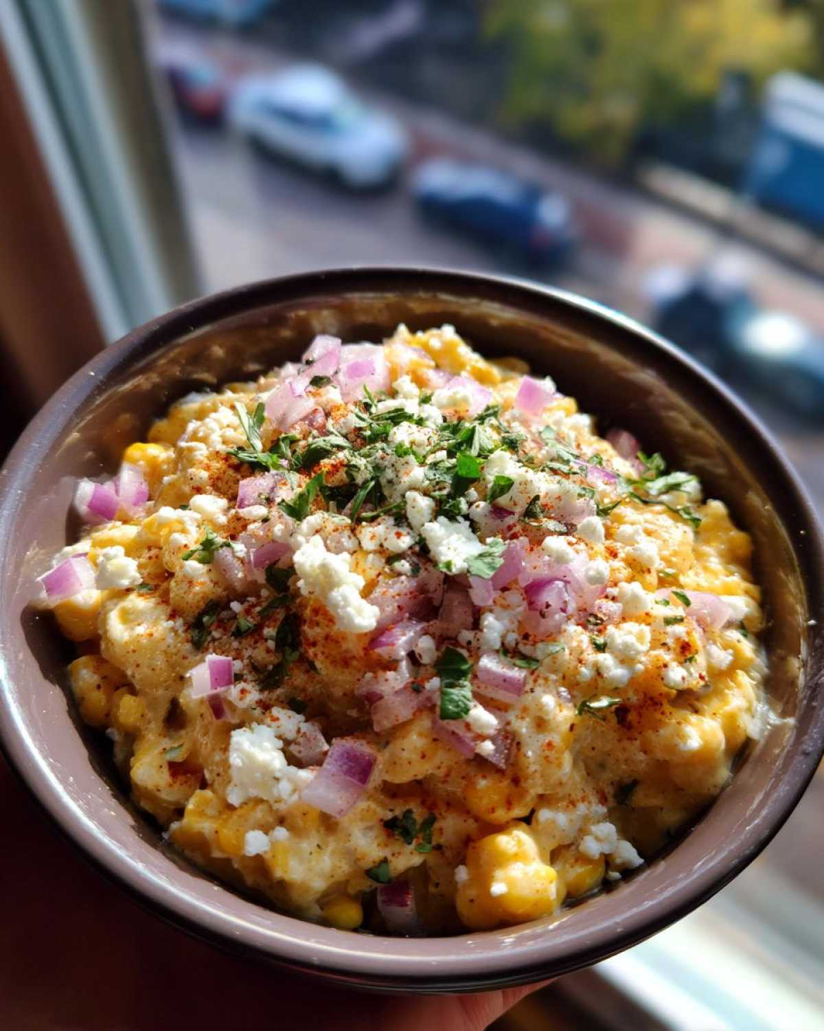 Mexican street corn bowl - detail 2