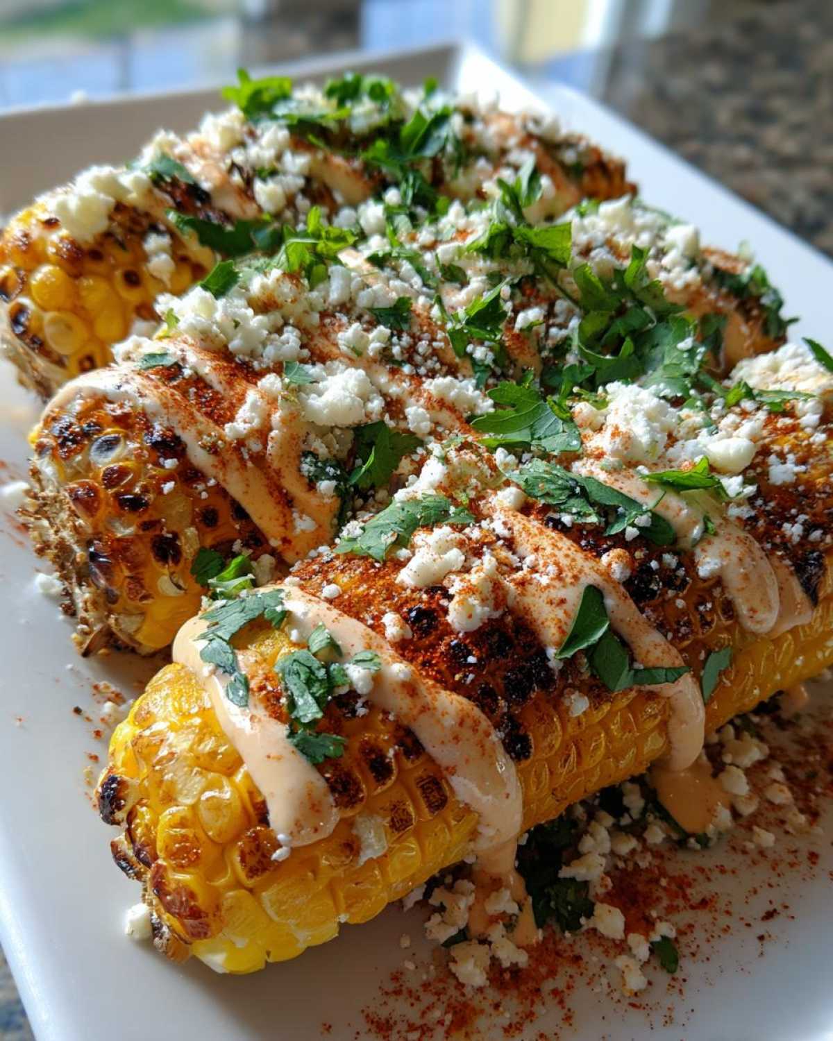 Mexican street corn garnish - detail 4