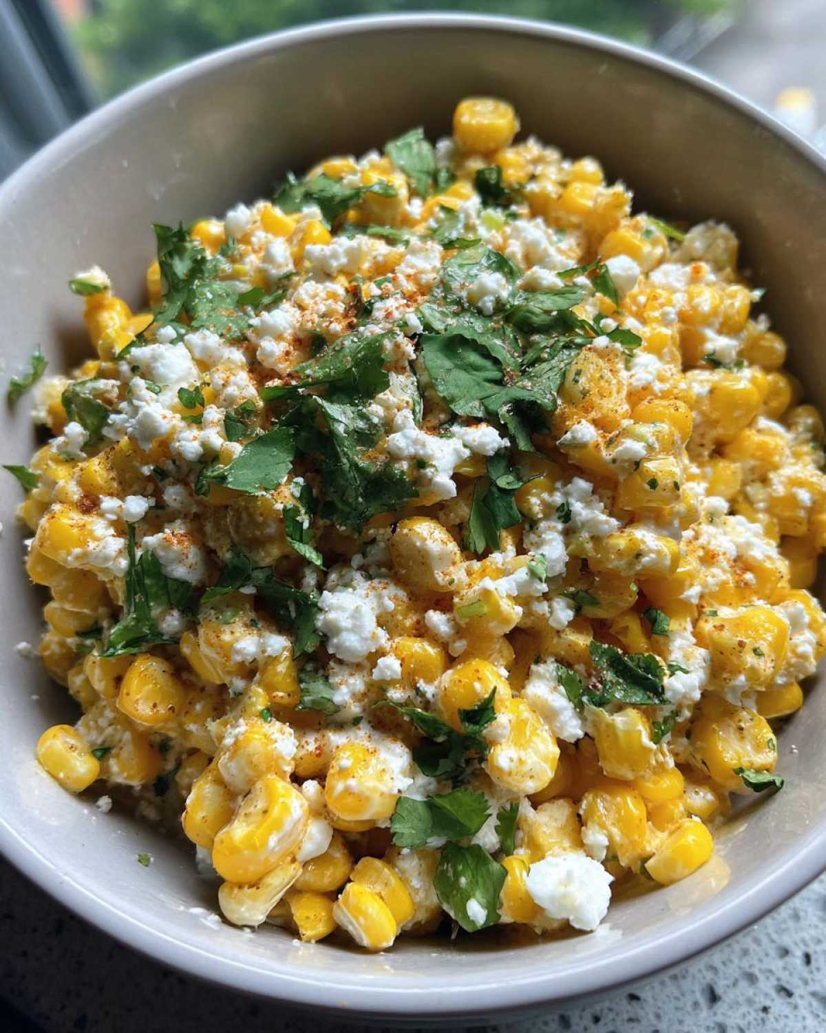 Mexican street corn salad - detail 2