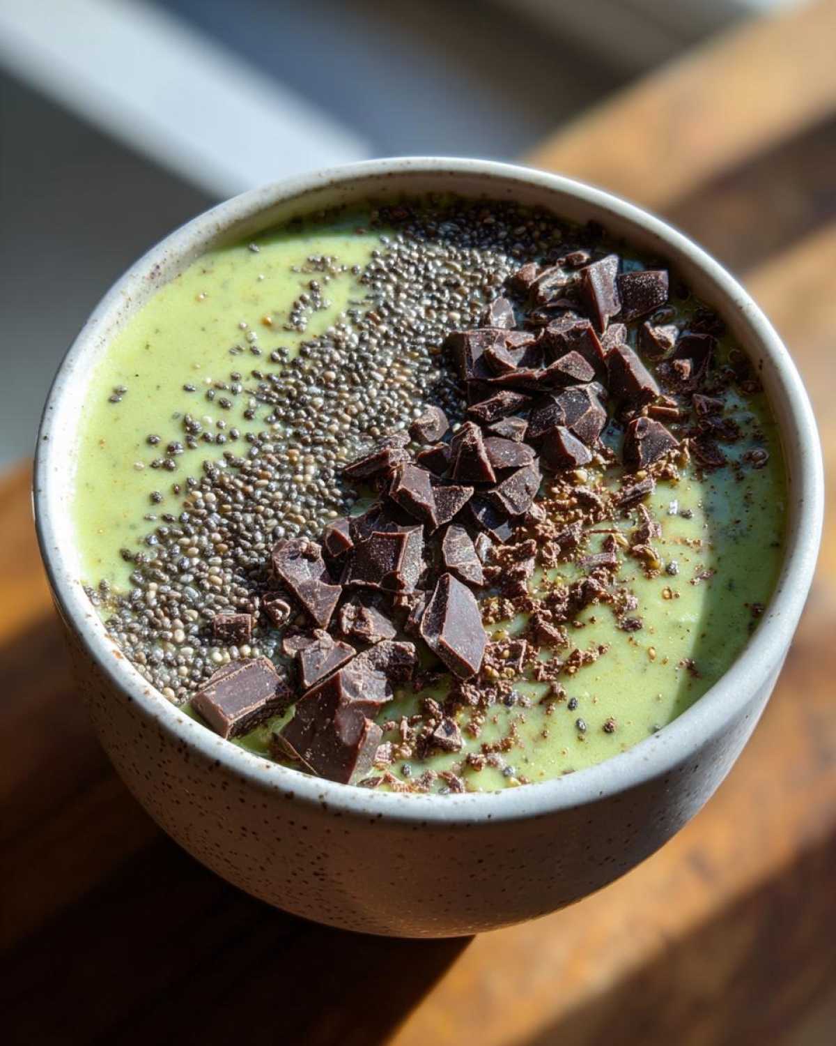 Mint Chocolate Chip Smoothie Bowl - detail 3