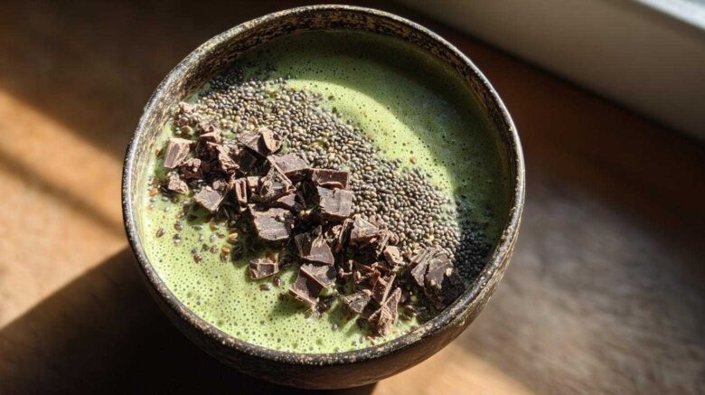 Mint Chocolate Chip Smoothie Bowl
