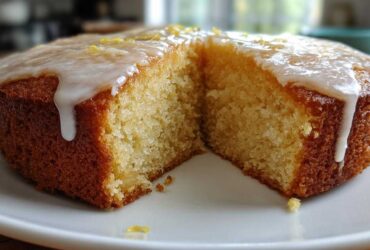 Olive Oil Cake with Lemon Glaze