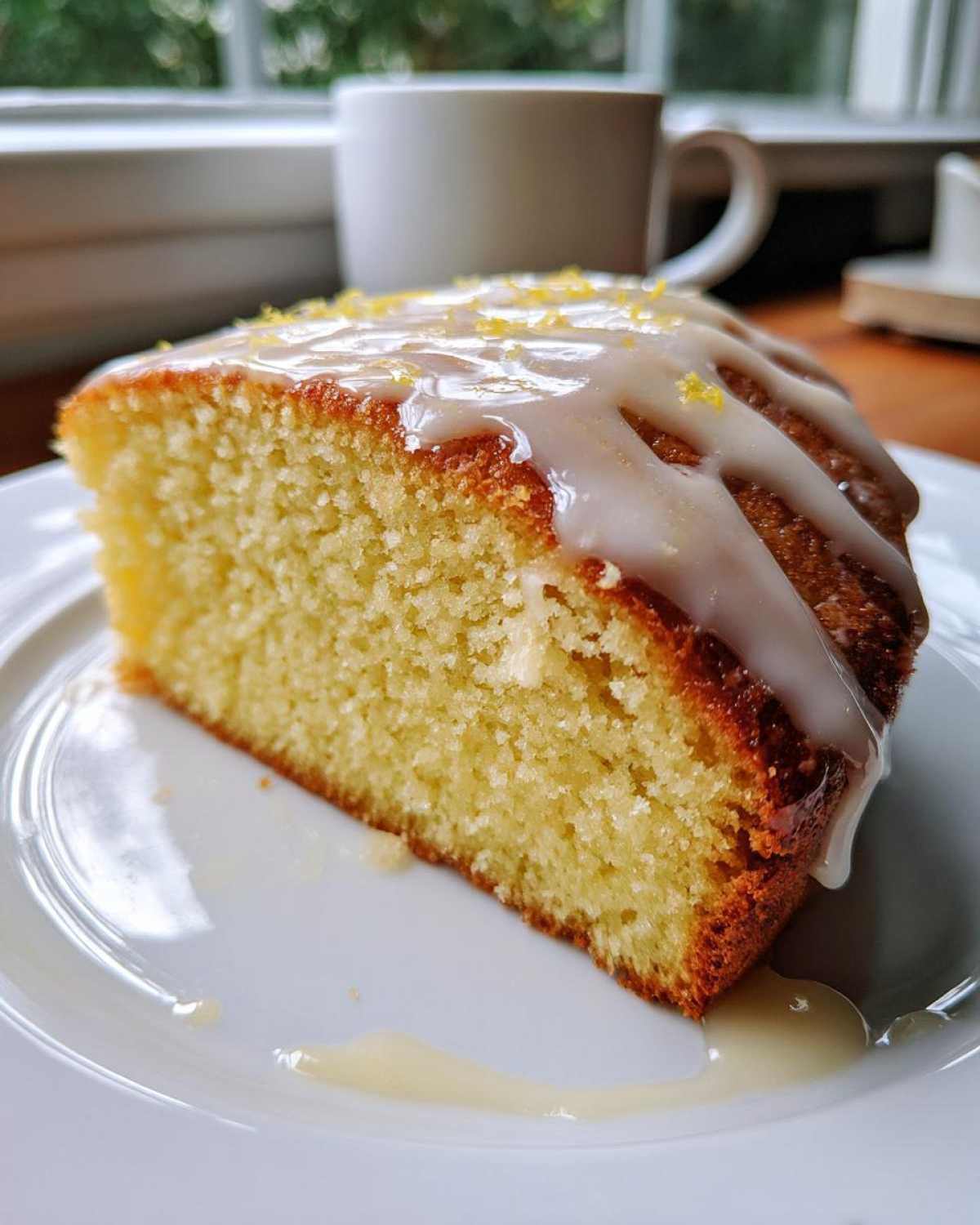 Olive Oil Cake with Lemon Glaze - detail 4