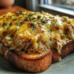 Open-faced tuna melt