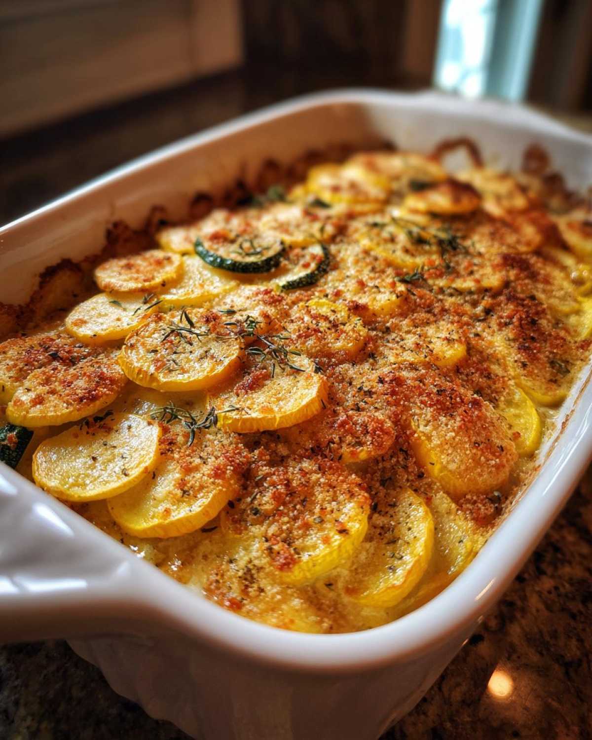 Paleo squash casserole - detail 4