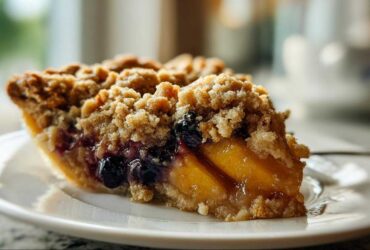 Peach & Blueberry Crisp
