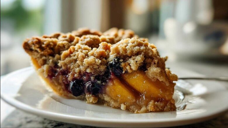 Peach & Blueberry Crisp