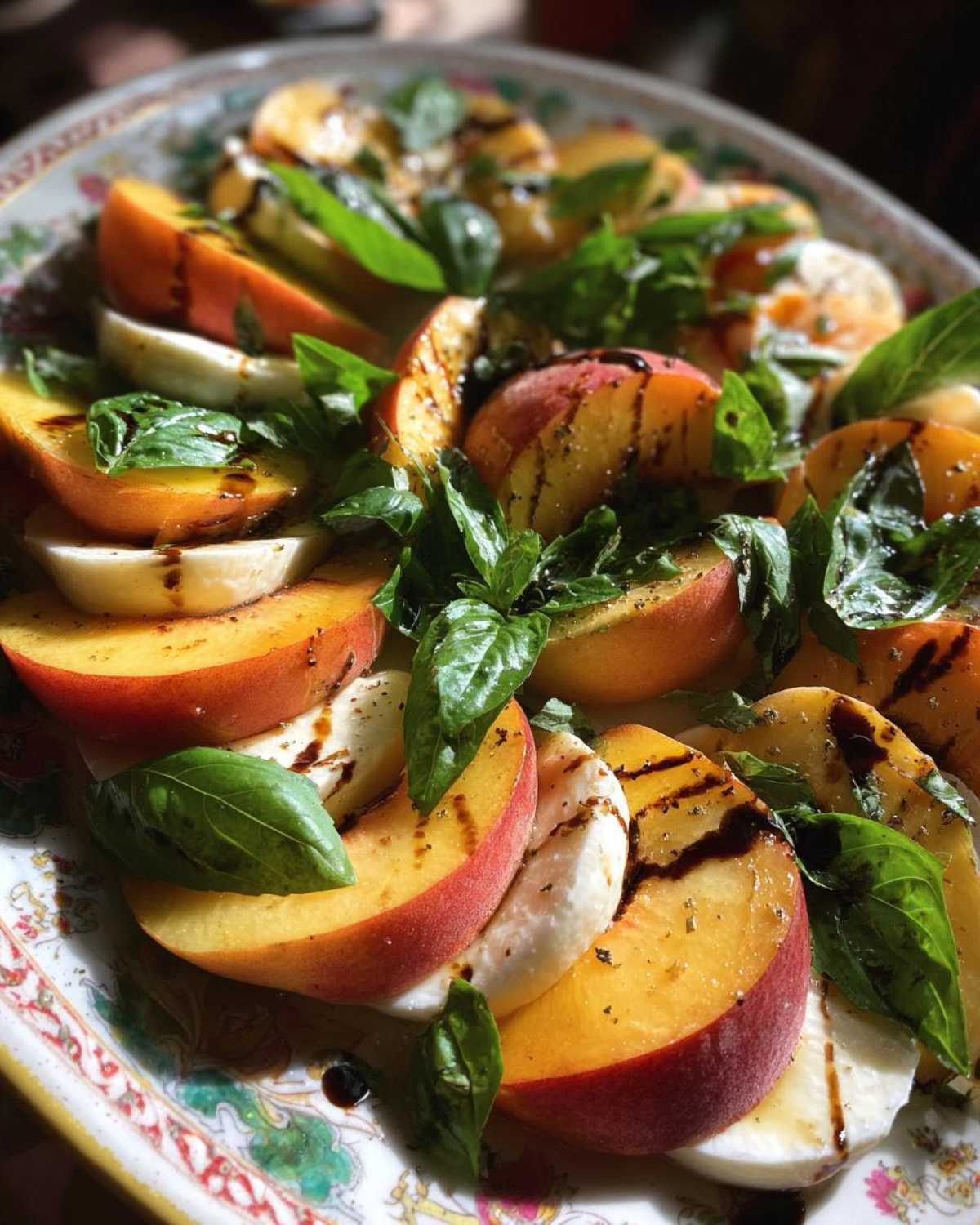 Peach Caprese Salad - detail 2
