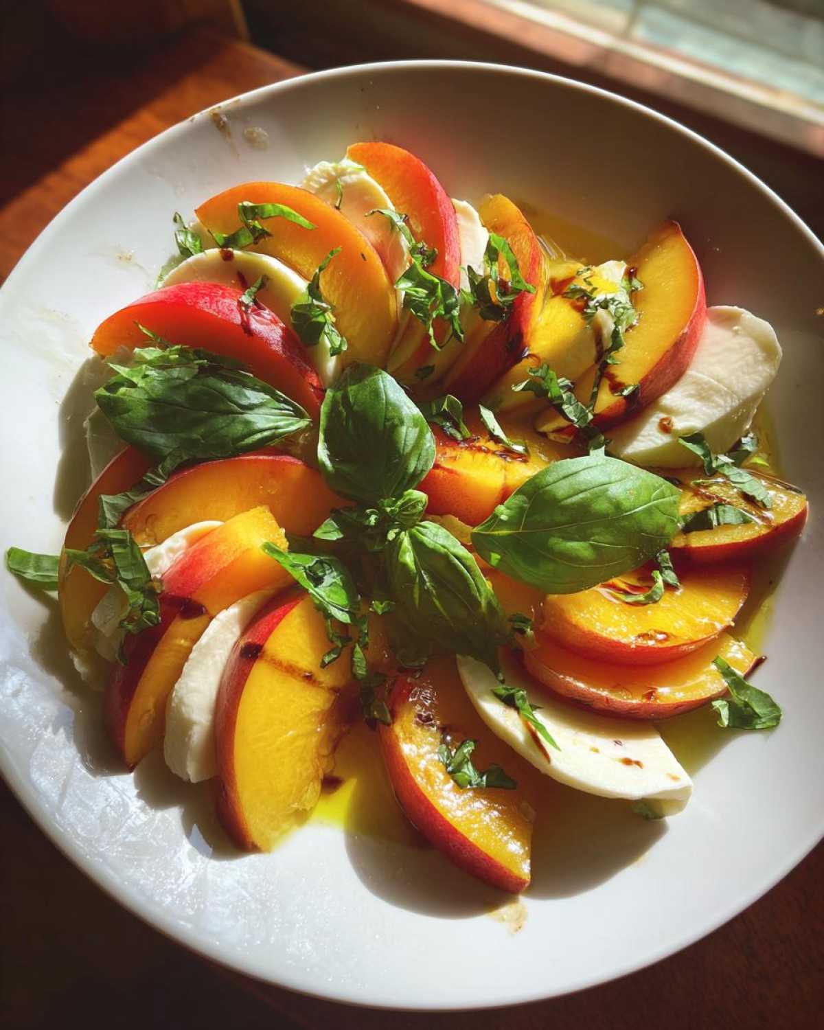 Peach Caprese Salad - detail 4