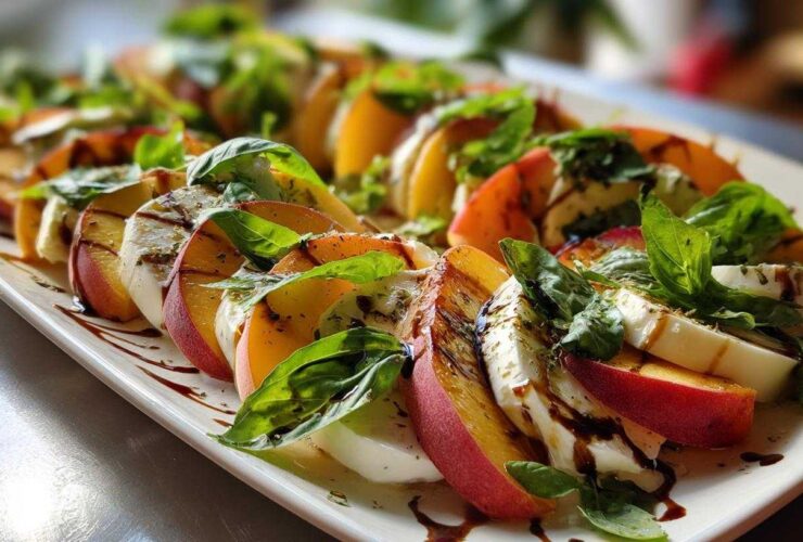 Peach Caprese Salad