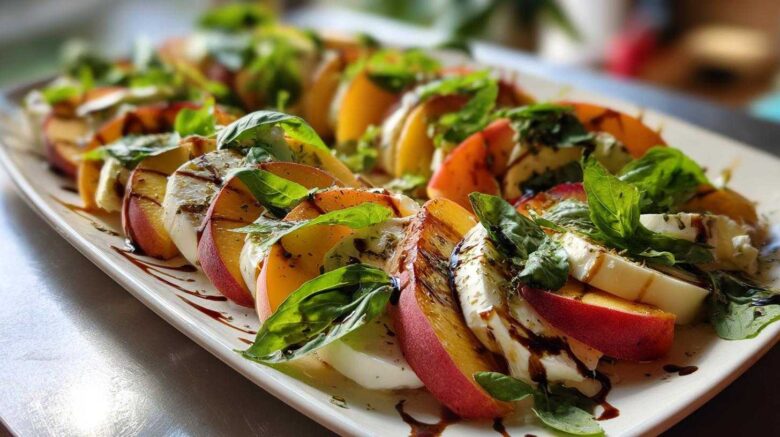 Peach Caprese Salad