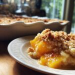 Peach Crisp with Fresh Peaches