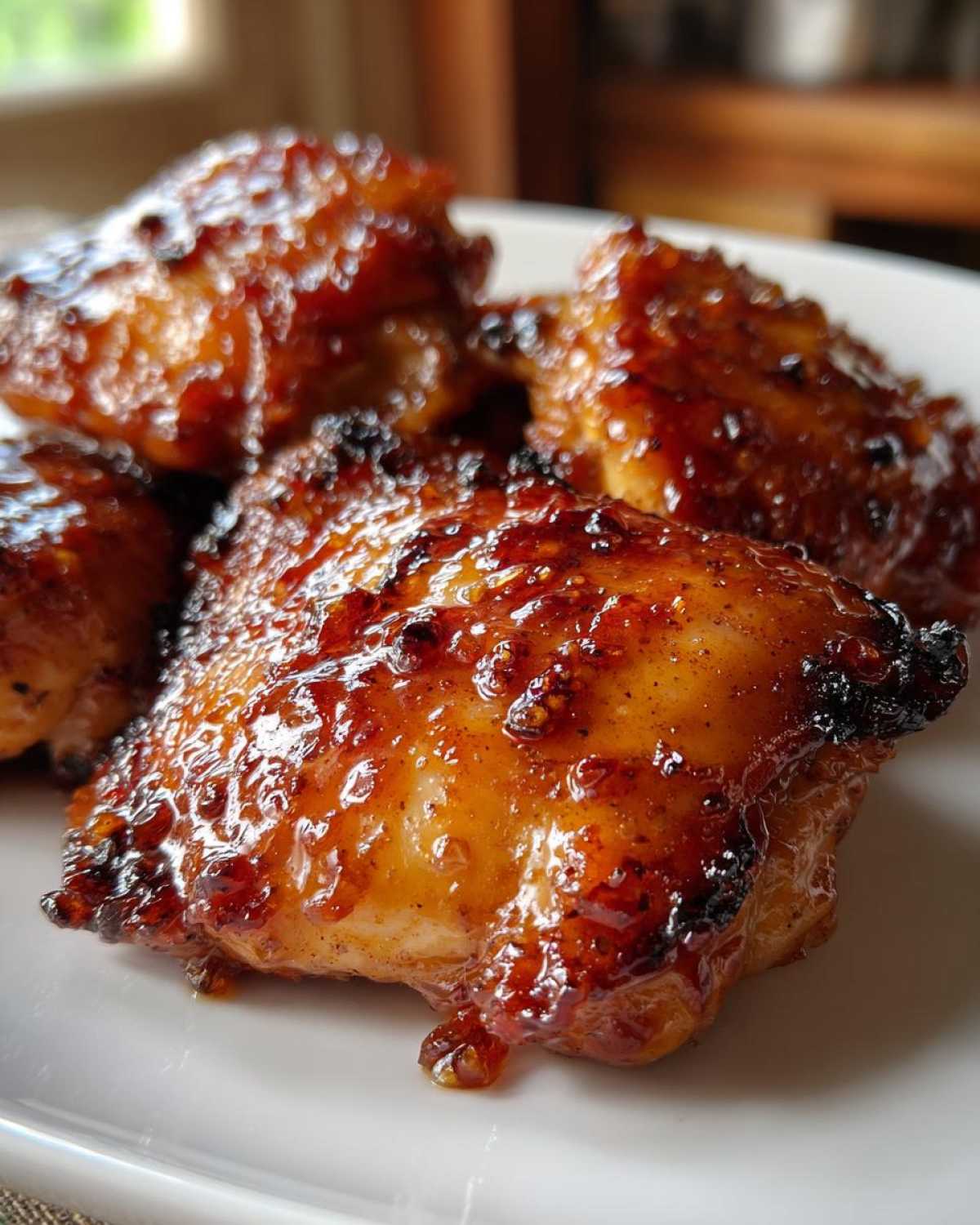 Peach-Glazed Chicken Thighs - detail 3