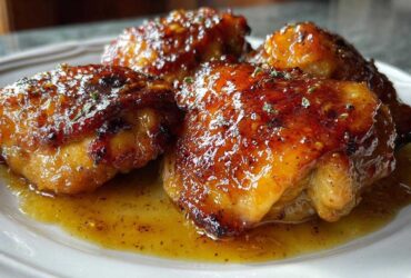 Peach-Glazed Chicken Thighs