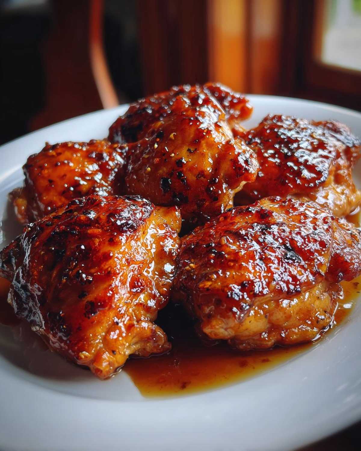 Peach-Glazed Chicken Thighs - detail 4