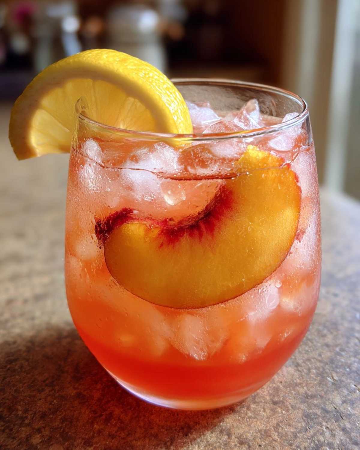 Peach Iced Tea Lemonade - detail 1