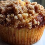 Peach Muffins with Streusel Topping