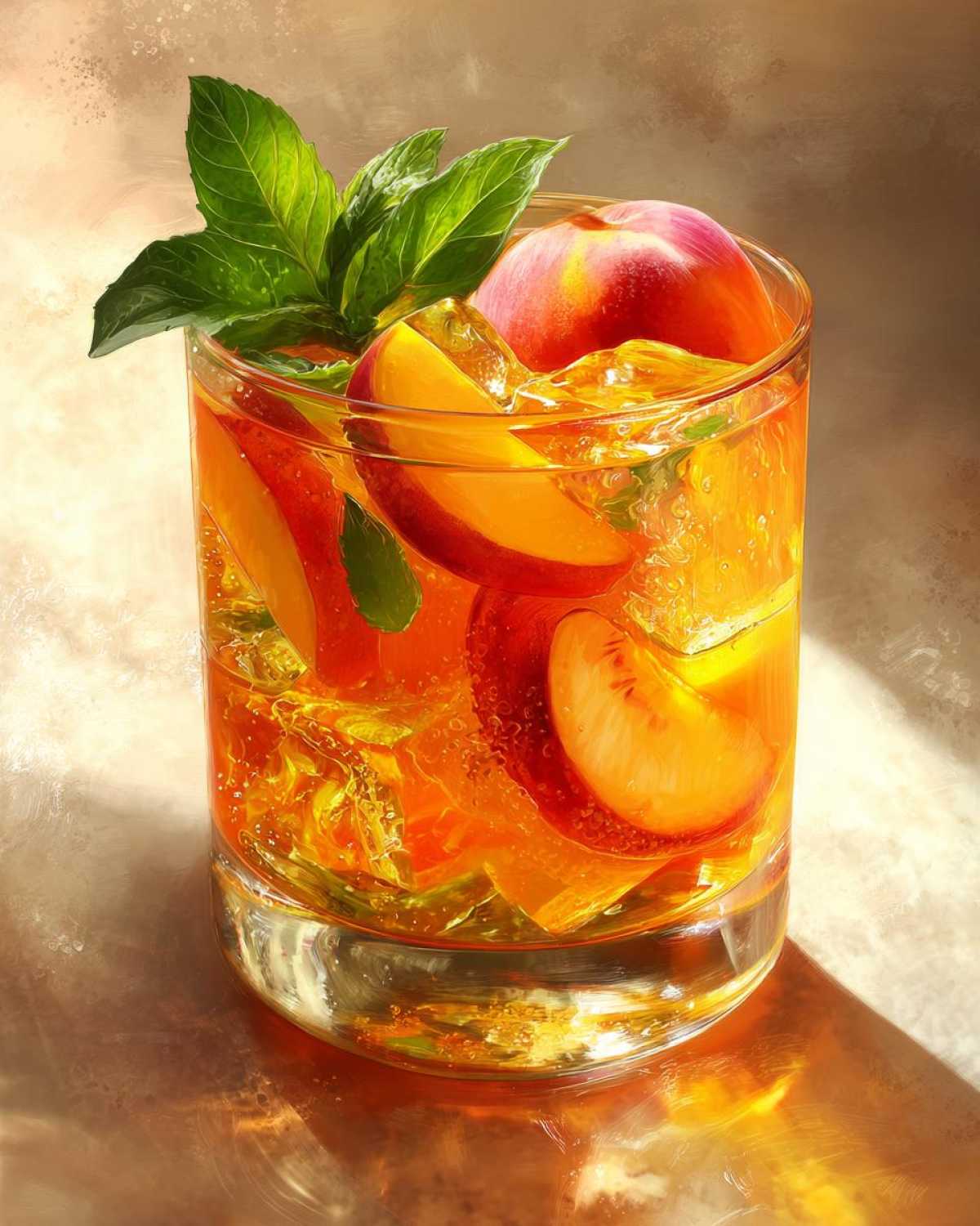 Peach Sangria or Bellini - detail 2