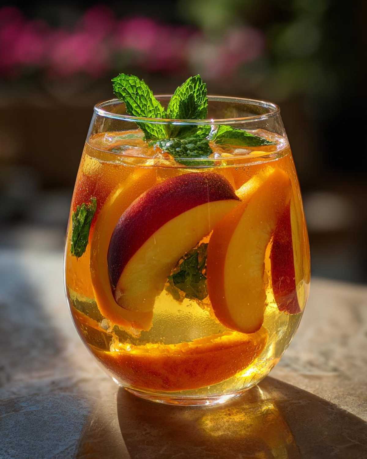 Peach Sangria or Bellini - detail 4