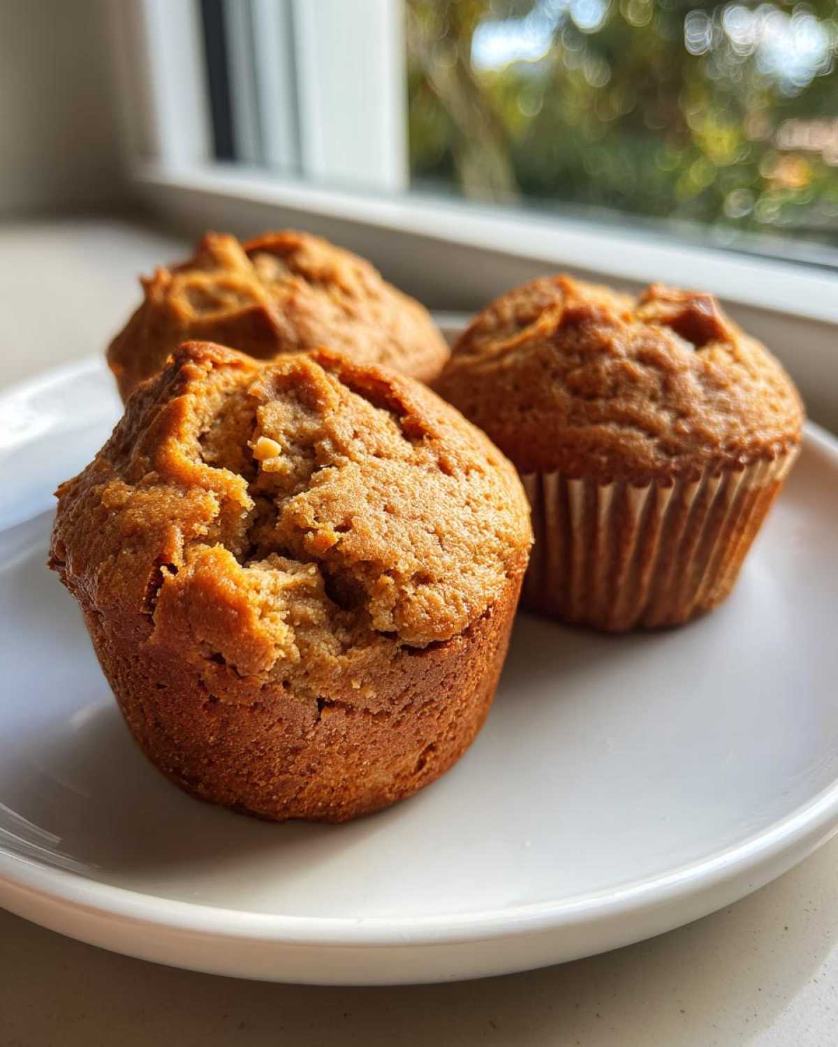 Peanut butter protein muffins - detail 1