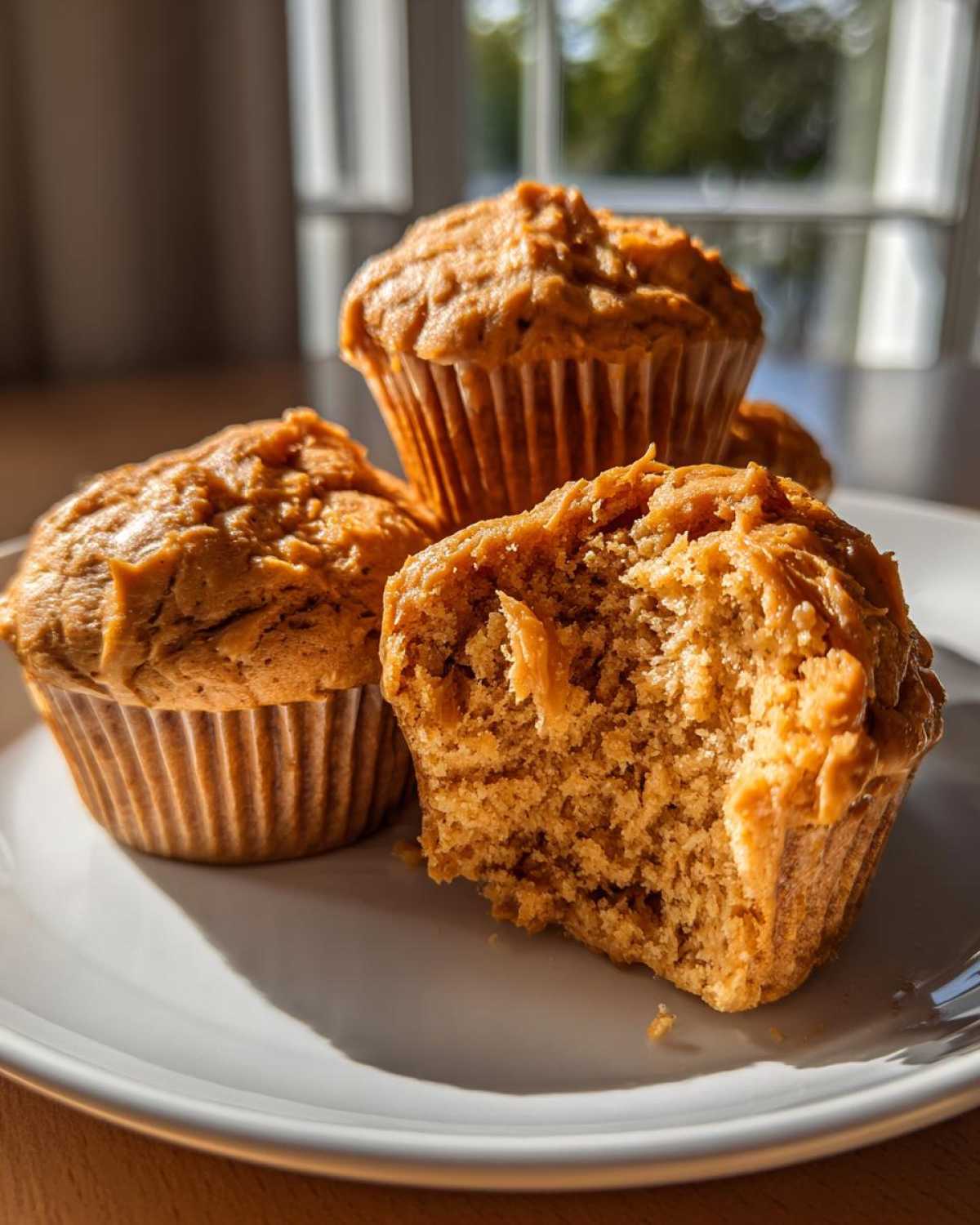 Peanut butter protein muffins - detail 4