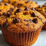 Pumpkin chocolate chip muffins