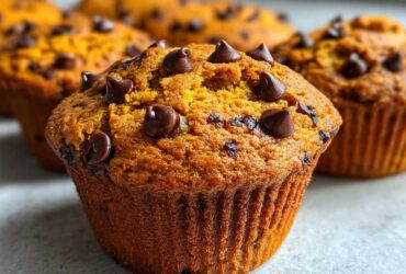 Pumpkin chocolate chip muffins