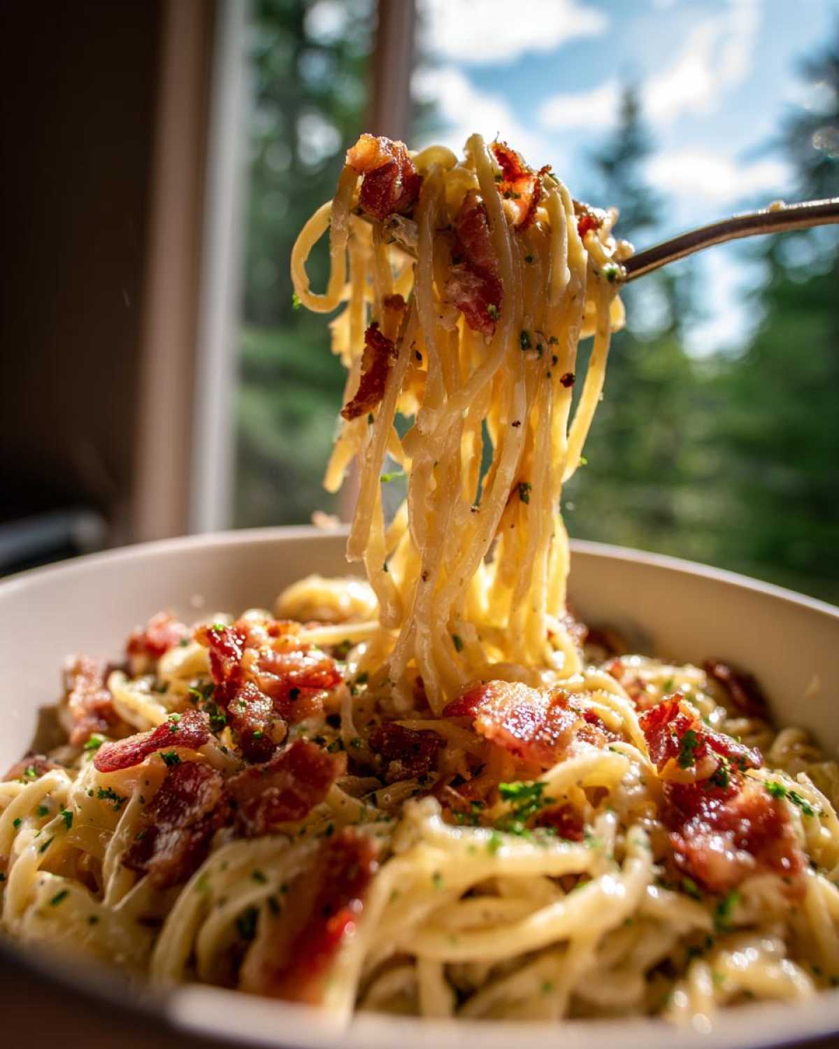 Ramen Carbonara (Instant Noodles Hack) - detail 4
