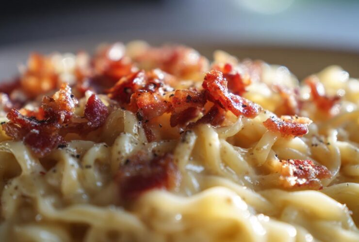 Ramen Carbonara (Instant Noodles Hack)